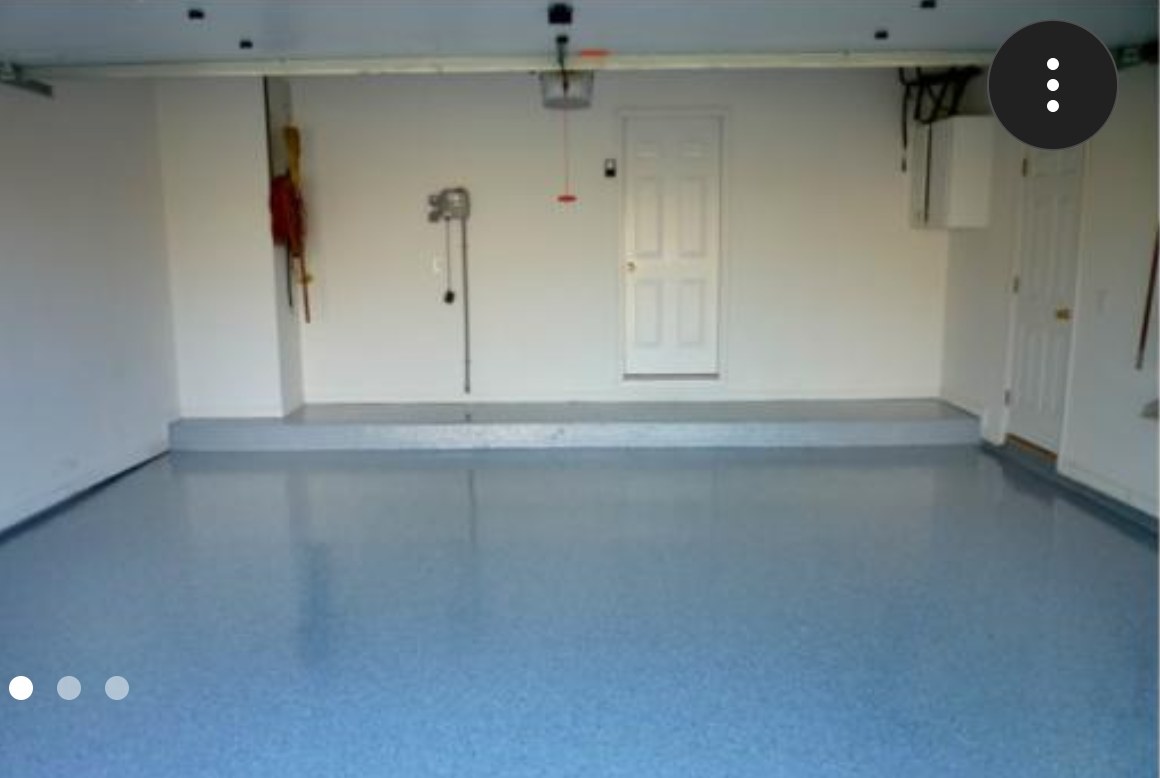 After — Garage Floor · Epoxy + Topcoat